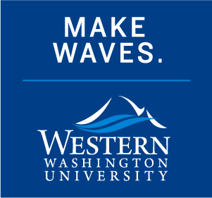 Western logo with the Make Waves. tagline on top and the mountain/text on bottom