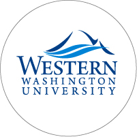 Western Washington University "stacked" logo for sub social media channels.